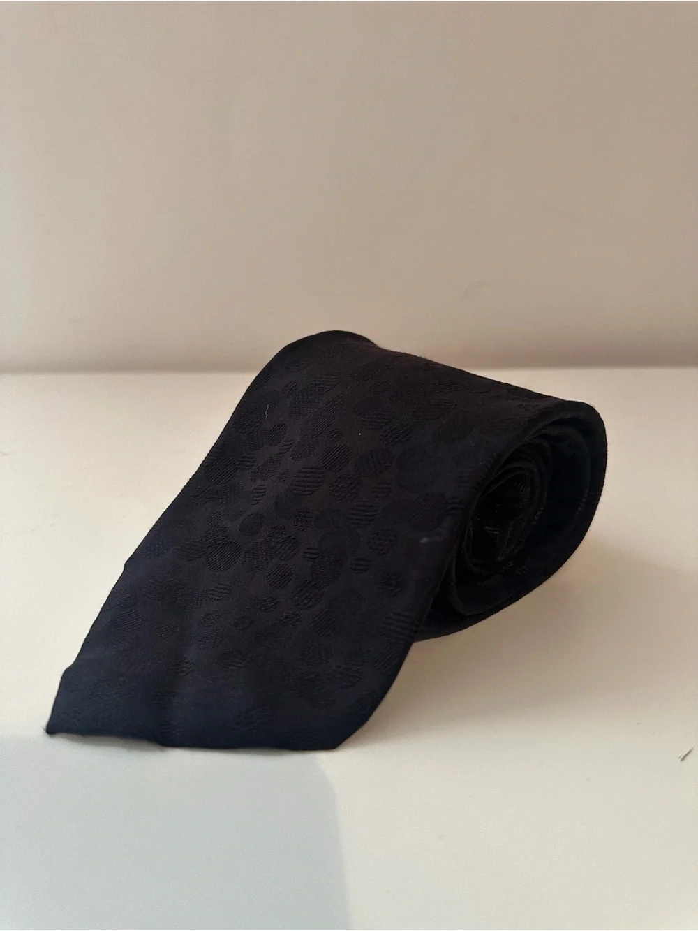 Stefano Ricci for Take 6 Black Silk Jacquard Tie Made in Italy 4